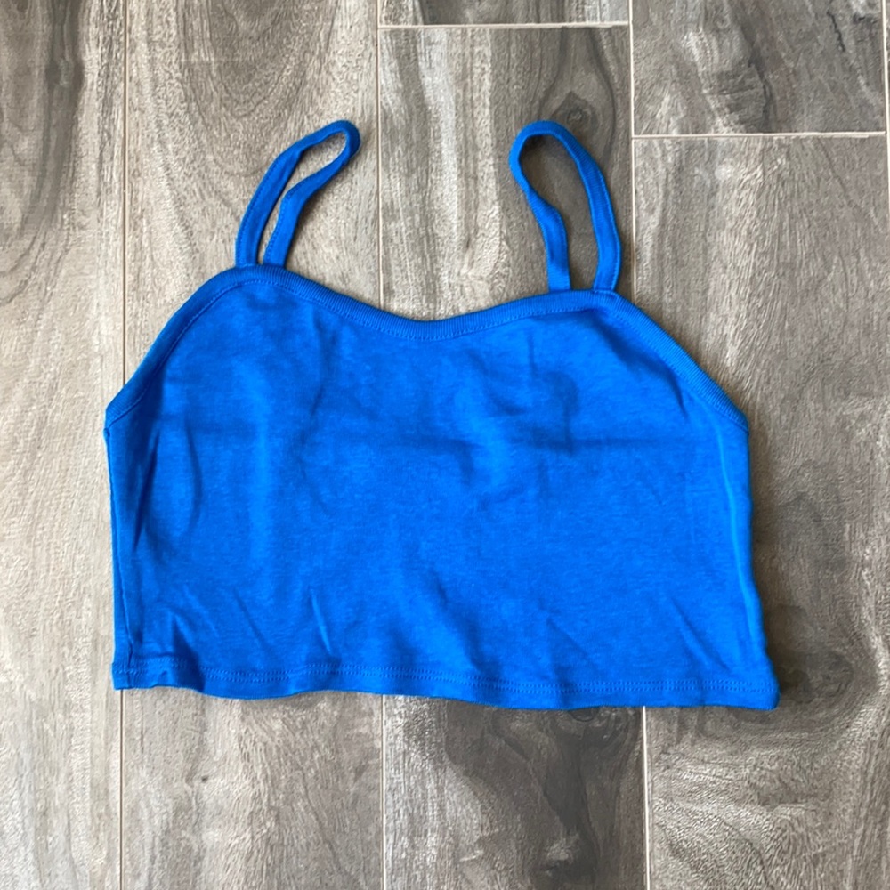 Women’s Topshop crop top - blue